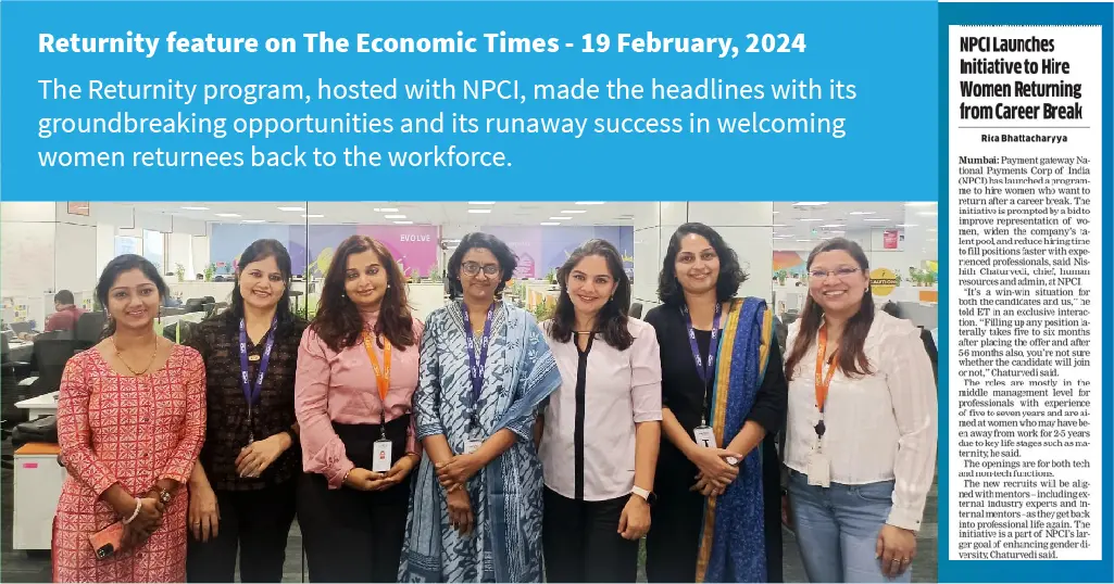 Returnity feature on The Economic Times