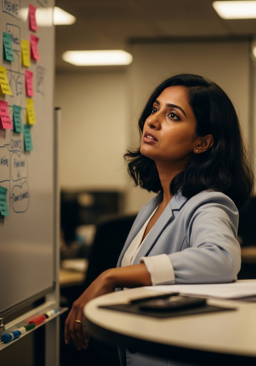 Indian woman professional in a non-tech career