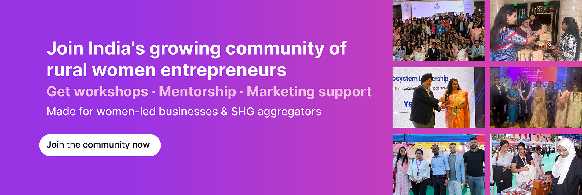 HumSafal — Join India's growing community of rural women entrepreneurs